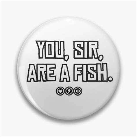 "You, sir, are a fish | Red Dead Redemption 2 Inspired Design" Pin for Sale by TheSwenglishFam ...