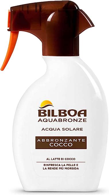 Bilboa Aquabronze Spray Abbronzante Cocco Acqua Solare Abbronzante