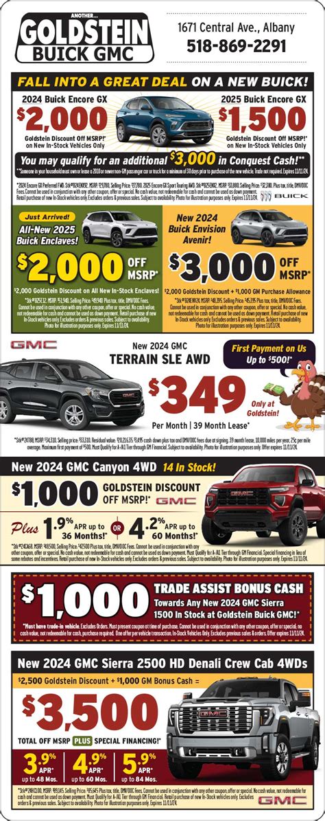 Goldstein Buick GMC Print Specials! | Goldstein Buick GMC Specials ...