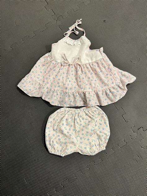 1980s Vintage Baby Bloomer And Tank Set Gem