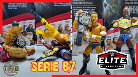 Mega Unboxing And Review Wwe Elite Santos Escobar Apollo Crews