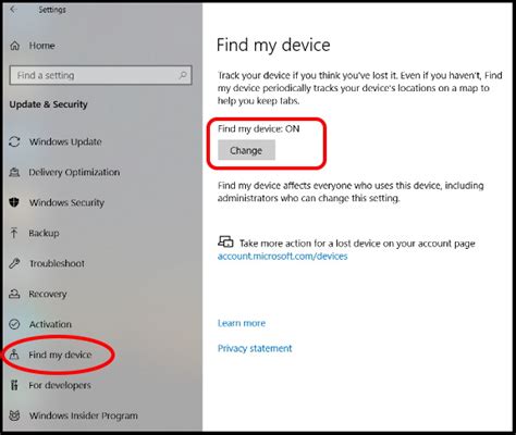 How To Manage Find My Device Option In Windows Easily