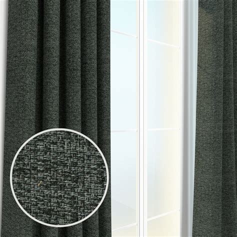 Webster Woven Heavyweight Tweed Burlap Boucle Textured Pair Of Curtain — Shop Decorator