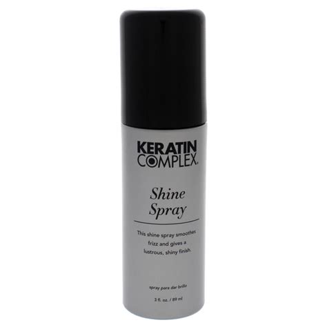 Keratin Complex Shine Spray For Unisex 3 Oz Hairspray Shop Premium