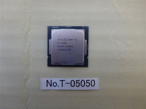 管理番号 T 05050 Intel Cpu Core I5 10500 Lga1200 Bios起動確認済み ゆう