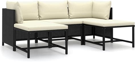 Festnight Gartenlounge Poly Rattan Loungem Bel Terrasse Gartenm Bel Set