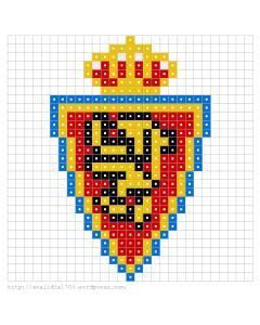 Pyssla hama beads escudos de equipos de fútbol Hama beads Escudos