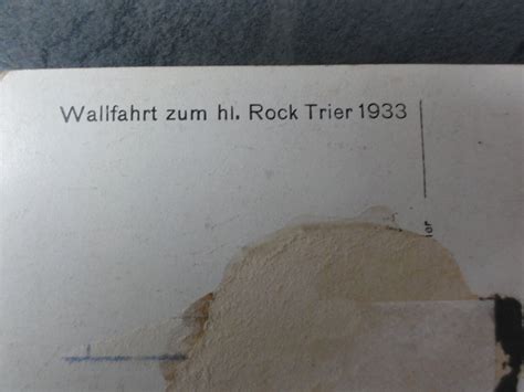 Alte AK Trier St Matthias Kirche Wallfahrt Zum Hl Rock 1933 Nicht