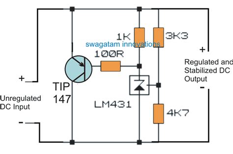 Transistor Zener Diode Circuit for Handling High Current Stabilization ...