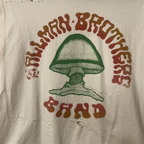 Vintage Looking Allman Brothers Band Mushroom Depop