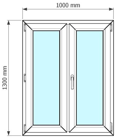 Ventana De Pvc Oscilobatiente 100 X 130 Cm ComfortHousePVC