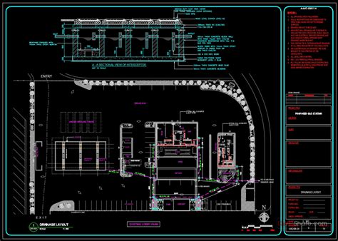 Proposed Gas Station Details Autocad File Dwg Free Cad Blocks