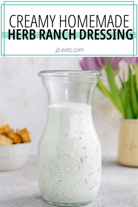 Homemade Herb Ranch Dressing