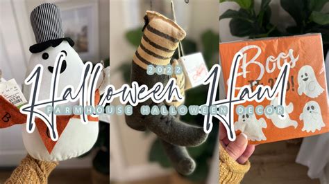 New Farmhouse Halloween Haul Home Goods Tj Maxx Haul