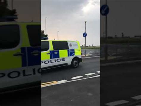 Lancashire Police Peugeot Expert Cell Van And Peugeot Responding