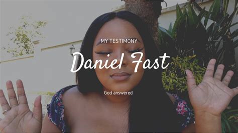 How The Daniel Fast Changed My Life South African YouTube