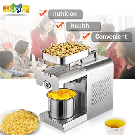 Stainless Steel Home Use Seed Nut Oil Press Machine Commercial Grade