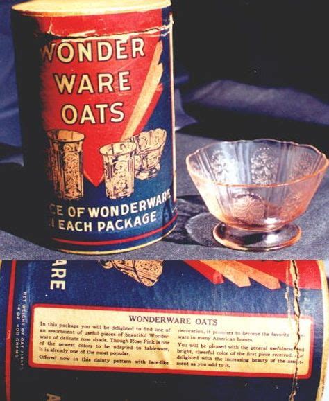 7 Vintage Oatmeal Box With Glassware Ideas Glassware Vintage Oldies But Goodies