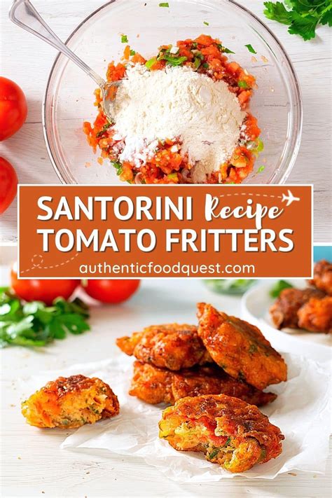 Authentic Santorini Tomato Fritters Recipe From The Greek Island