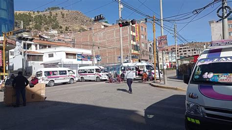 Puno Continuar Restringido El Servicio De Transporte Urbano En