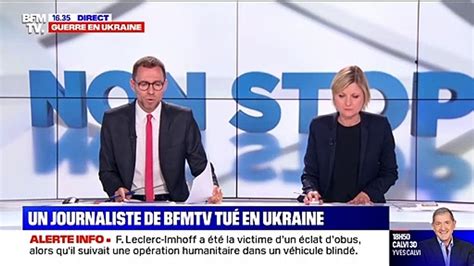 BFMTV annonce le décès en Ukraine de l un de ses journalistes Frédéric