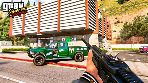 GTA V GUERRA DE GANGUES 62 ROUBANDO O BANCO DA GANGUE DOS CAIPIRAS