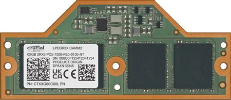 Micron Unveils Crucial Lpcamm Equipped With Lpddr X Memory For Ai