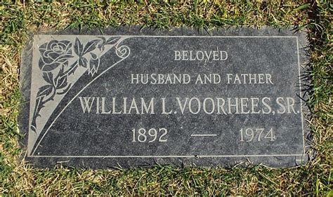 William Lester Voorhees 1892 1974 Find A Grave Memorial