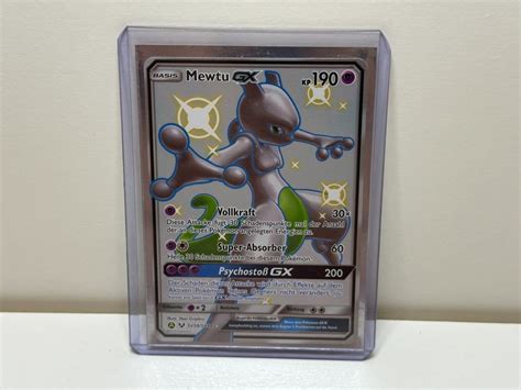 Pokemonkarte Mewtu Gx Shiny Kaufen Auf Ricardo