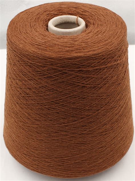 Yarn Cashmere For Knitting Machine Color Brown Cones