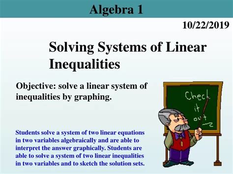 Systems Of Linear Equations And Inequalities In Two Variables Ppt