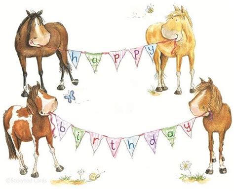 Horse Birthday Greetings Horse And Country Greeting Cards Happy