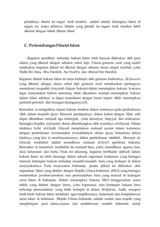 Sejarah Pertumbuhan Dan Perkembangan Filsafat Hukum Islam Pdf