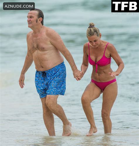 Donna Derby Sexy Seen Flaunting Her Body Wearing A Bikini At The Beach In Barbados With Bradley