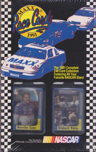 1991 Maxx Race Cards Nascar Stars Complete 240 Card Collection Brand