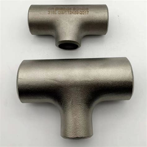 Stainless Steel Casting Part Pipe Fittings Equal Tee Reducing Tee