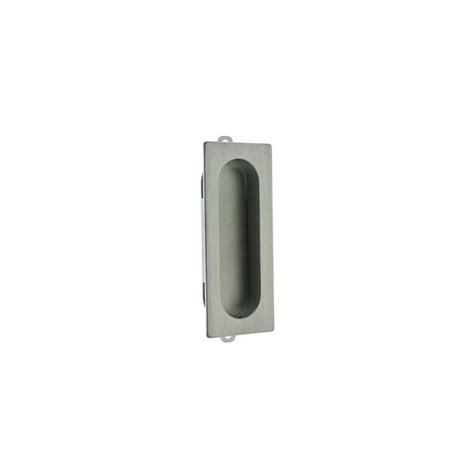 Idh By St Simons Idh By St Simons 25400 26d Solid Brass Rectangular Flush Door Pull Satin