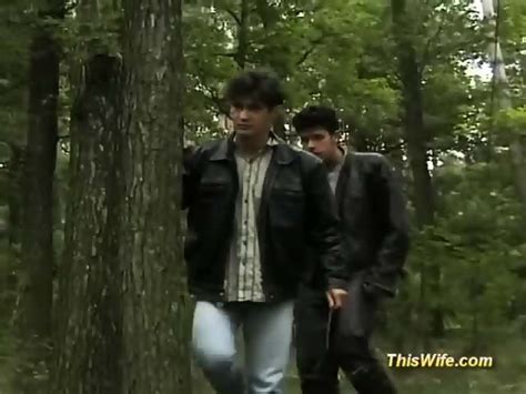 Outdoor Threesome Anal Orgy