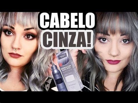 O cabelo cinza está tudo e a cor deixa o visual estiloso e moderno