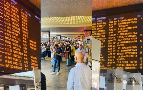 Sciopero Dei Treni Giornata Da Incubo Per I Viaggiatori Alla Stazione