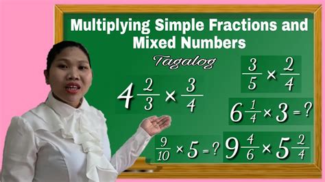 Multiplying Simple Fractions And Mixed Fractions Youtube