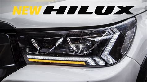 Faros Full Led Para La Nueva Toyota Hilux Dise O Unico Youtube