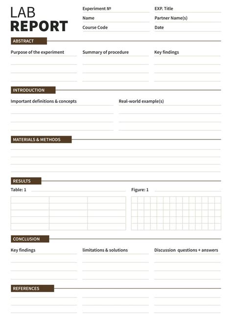 Lab Report Free Google Docs Template Lab Report Lab Report Template