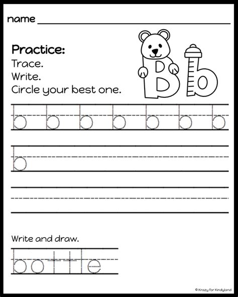 Handwriting Worksheets For Teaching Letters With Kindergarten And Preschool 1st Grade Writing