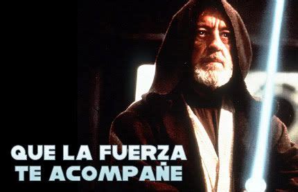 Que la fuerza te acompañe Star Wars frase quote