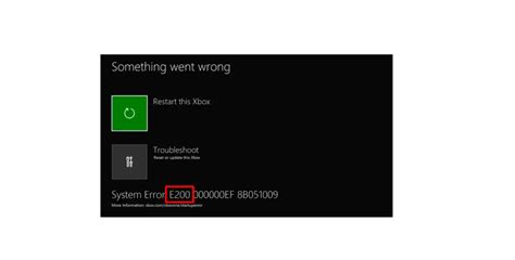 Ayuda para la solución de problemas del código de error del sistema de Xbox