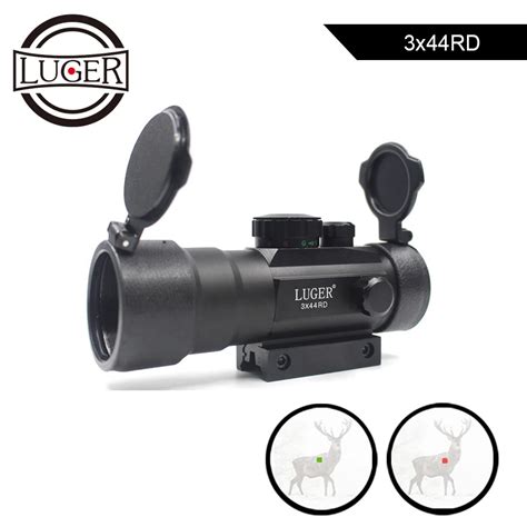 Luger X Red Green Dot Sight Scope Tactical Optics Riflescope Fit