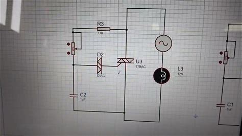 Circuito Con Diac Y Triac Youtube