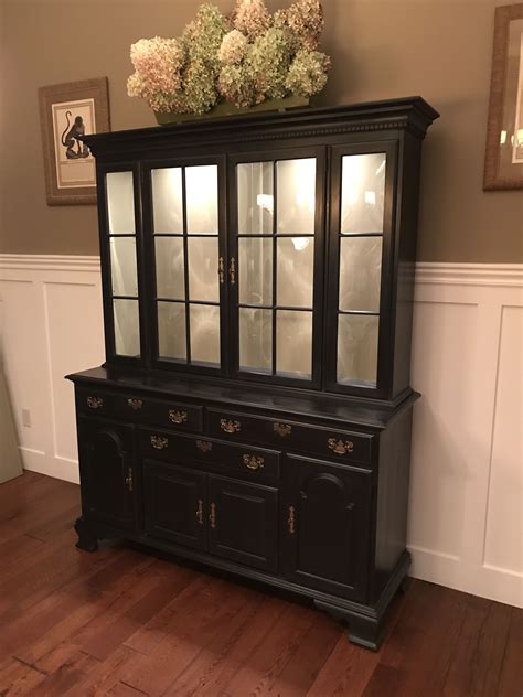 The Miller China Cabinet Chalk Paint Makeover Furniture Furniture