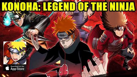 Konoha Legend Of The Ninja Gameplay New Naruto Rpg Game Ios Youtube